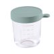 Béaba Tároló doboz kiváló minőségű üvegből - 250 ml - Eukaliptus zöld