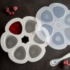 Béaba Szilikon multifunkciós bébiétel tároló - 6 x 90 ml - Halvány köd -
