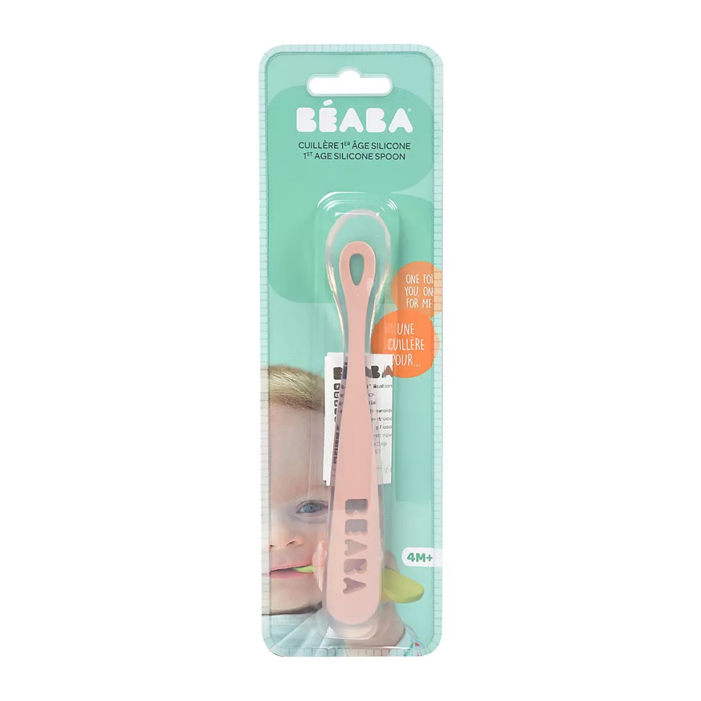 Béaba Ergonomikus Szilikon Hosszú Kiskanál - Sötét rózsaszín (913464) Béaba Ergonomikus Szilikon Hosszú Kiskanál - Sötét rózsaszín (913464)
