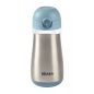   Béaba Rozsdamentes Acél Palack + Fogantyú - 350 ml - Viharkék -