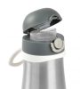 Béaba Rozsdamentes Acél Palack + Fogantyú - 350 ml - Sötétszürke -
