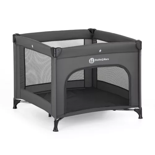 PETITE&MARS Utazó járóka Nook Urban Charcoal Grey