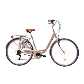   Capriolo Diana 6 sebességes női városi kerékpár 20" Bézs 2024