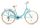 Capriolo Diana 6 sebességes női városi kerékpár 18" Türkizkék