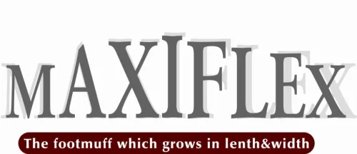 Aro tollal bélelt bővíthető Maxiflex lábzsák Fekete pöttyös