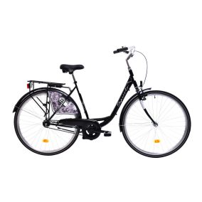   Capriolo Diana 1 sebességes női kontrás városi kerékpár 20" Fekete