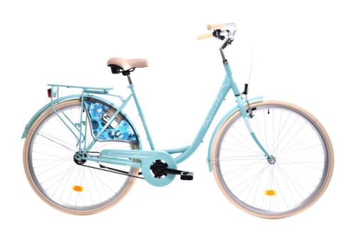Capriolo Diana 1 sebességes női kontrás városi kerékpár 20" Türkiz