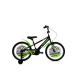 Capriolo Mustang 20" gyerek kerékpár Fekete-Zöld