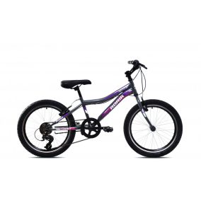 Adria Stinger 20" gyerek kerékpár Grafit-Rózsaszín