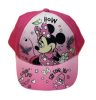 Minnie egér mintás kislány baseball sapka pink színben