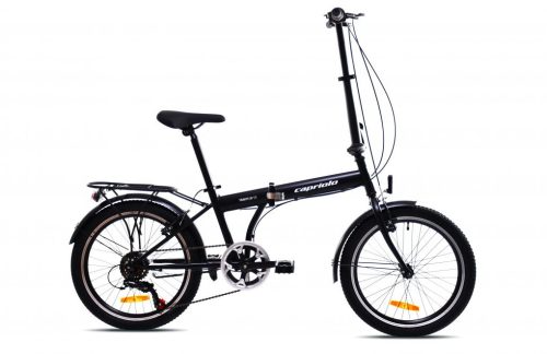 Capriolo Travel 6 sebességes 20" camping kerékpár fekete
