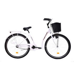   Capriolo Alföld női alacsony átlépésű városi kerékpár Fehér