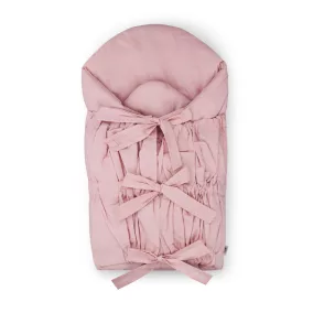   PETITE&MARS Megkötős pólya Nurse tömör kókusz betéttel Dusty Pink 75x75 cm