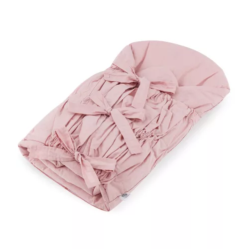 PETITE&MARS Megkötős pólya Nurse tömör kókusz betéttel Dusty Pink 75x75 cm