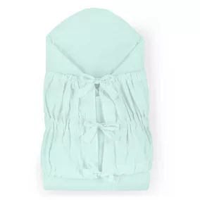   PETITE&MARS Megkötős pólya Nurse tömör kókusz betéttel Frosted Mint 75x75 cm