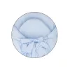 PETITE&MARS Megkötős pólya Nurse tömör kókusz betéttel Baby Blue 75x75 cm