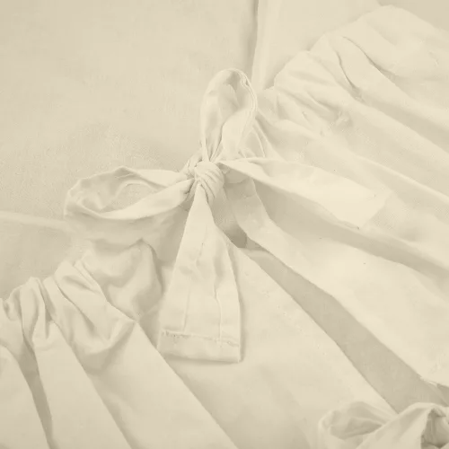 PETITE&MARS Megkötős pólya Nurse tömör kókusz betéttel Light Beige 75x75 cm