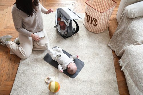 Béaba Oslo Mineral Grey hátizsák - szürke