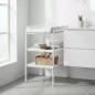 PETITE&MARS Fa pelenkázó asztal Lumi White Wood
