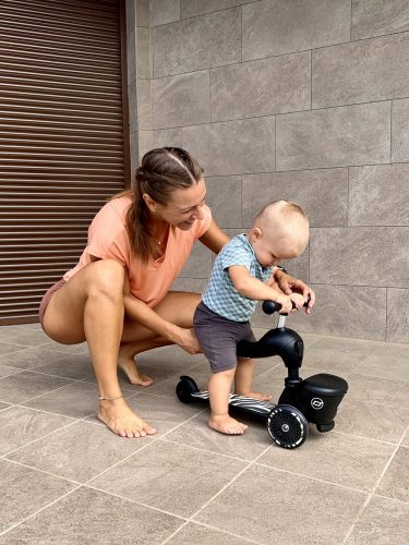 Scoot and Ride Highwaykick 1 Lifestyle 2in1 Kismotor/ Roller- Zebra Kifutott!