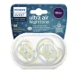   Philips AVENT SCF376/01 Ultra air játszócumi éjszakai 18hó+ 2 db