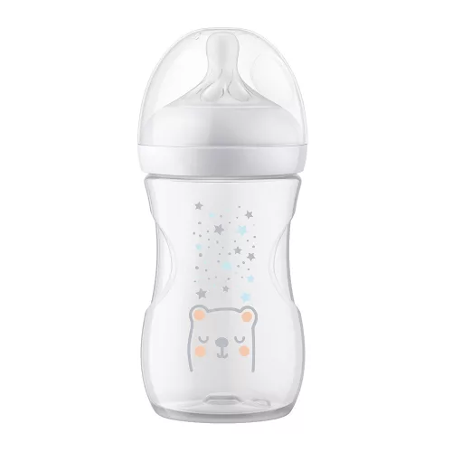 Philips AVENT Natural Response cumisüveg AirFree szeleppel 260 ml, 1m+, medve