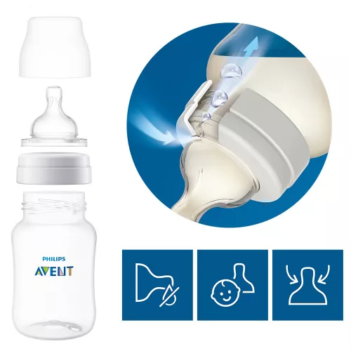Philips AVENT SCY103/01 Cumisüveg Anti-colic 260ml 1hó+