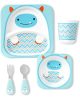 SKIP HOP Zoo Jídelní dárkový set melaminový Winter Yeti 6 m+