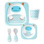   SKIP HOP Zoo Jídelní dárkový set melaminový Winter Yeti 6 m+