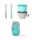 SKIP HOP 5 darabos étkezési készlet pohárral Easy-Feed Mealtime Set Teal/Grey 6m+