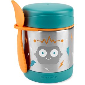   SKIP HOP Spark Style Ételtermosz kanál/villával Robot 325 ml, 3év+