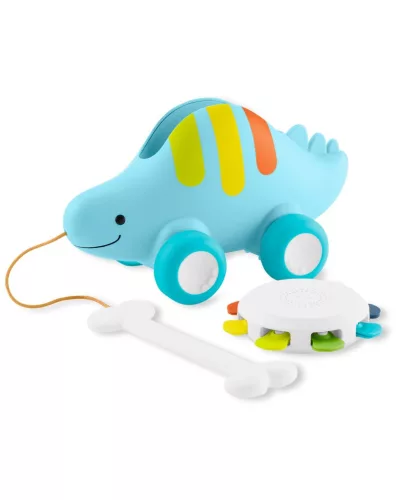 SKIPHOP Húzható zenei játék 3 az 1-ben Explore&More Dinoszaurusz 12 hónapos kortól