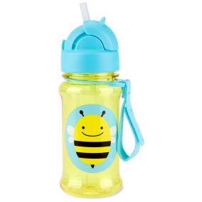   SKIP HOP Zoo Tritán Palack szívószállal 355ml Méhecske 12m+