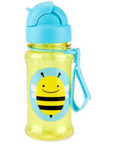 SKIP HOP Zoo Tritán Palack szívószállal 355ml Méhecske 12m+