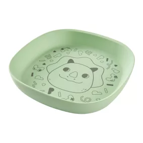 SKIP HOP Szilikon tányér Besties Squad Green, 2év+