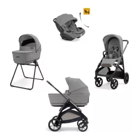   Inglesina Aptica Darwin Recline Evo 4in1 Crystal Grey multifunkciós babakocsi