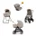 Inglesina Aptica Darwin Recline Evo 4in1 Vicuna Beige multifunkciós babakocsi