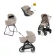 Inglesina Aptica Darwin Recline Evo 4in1 Vicuna Beige multifunkciós babakocsi