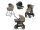 Babakocsi Inglesina Aptica XT Darwin Recline 4in1 Tuareg Beige