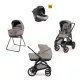 Új Inglesina Aptica XT Darwin Recline Evo 4in1 Tundra Beige multifunkciós babakocsi