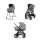 Új Inglesina Aptica XT Duo Tundra Beige kombinált babakocsi
