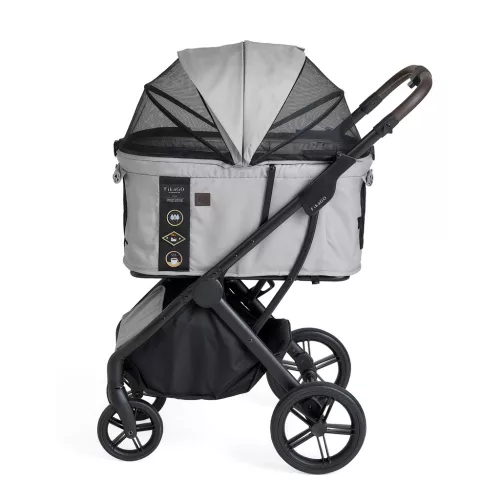 FIKAGO Macska / kutya babakocsi AGILE2 Soft Grey