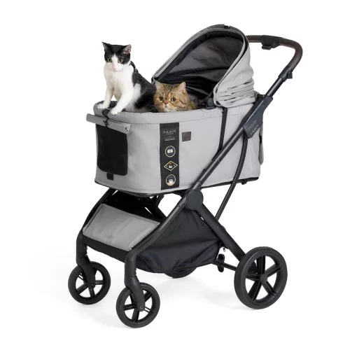 FIKAGO Macska / kutya babakocsi AGILE2 Soft Grey