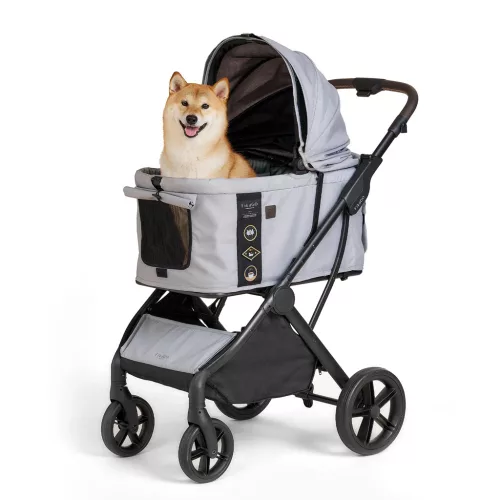 FIKAGO Macska / kutya babakocsi AGILE2 Soft Grey