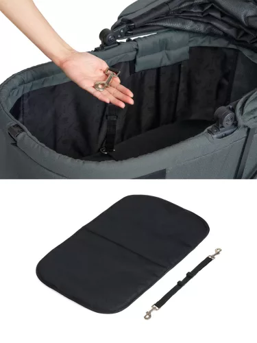 FIKAGO Macska / kutya babakocsi AGILE2 Soft Grey