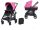 Inglesina Trilogy kombinált babakocsi Colors 2in1 - Wow Pink