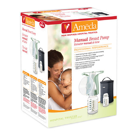 Ameda Ergo kézi mellszívó táskával