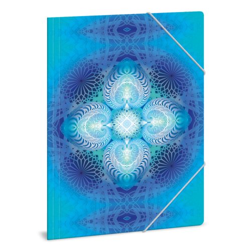 Ars Una Mandala Blue Hope A/4 Gumis Dosszié - Ars Una