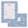 Partimeghívó Borítékkal Pearl Blossom Blue (5376) 24 - Ars Una