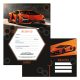 Partimeghívó Borítékkal Lamborghini (5446) 25 - Ars Una